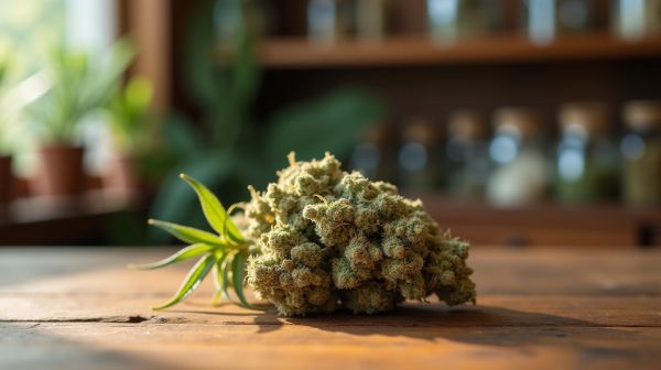 La fleur de CBD haute puissance comme alternative saine
